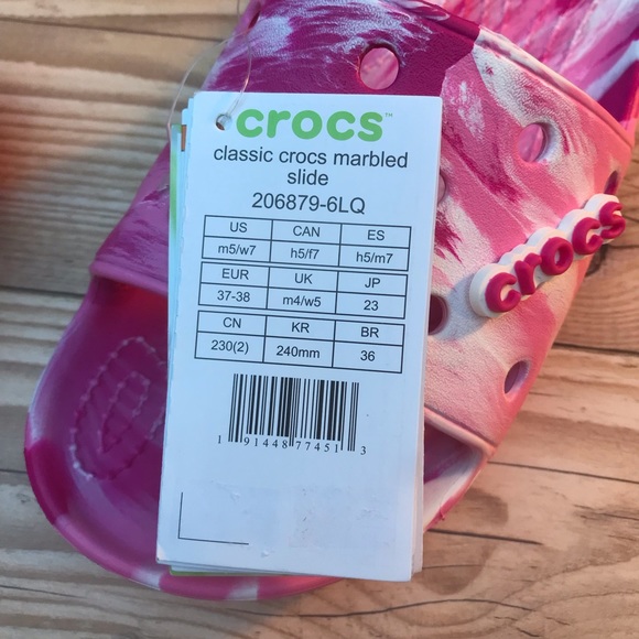 Classic Crocs Marbled Slide - Picture 13 of 13